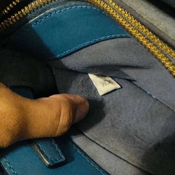 MCM Mini Milla Park Avenue Tote Bag - Navy - Picture 11 of 14